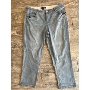 Democracy Ab Solution Pull On pants Plus‎ size 18W 18 W Jeans Jean W1X2069GX